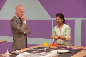 Tim discuss Sandhya's design