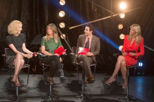 judges including guest judge Caitlin Fitzgerald