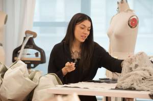 Helen in the workroom