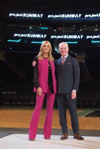 Heidi Klum and Tim Gunn